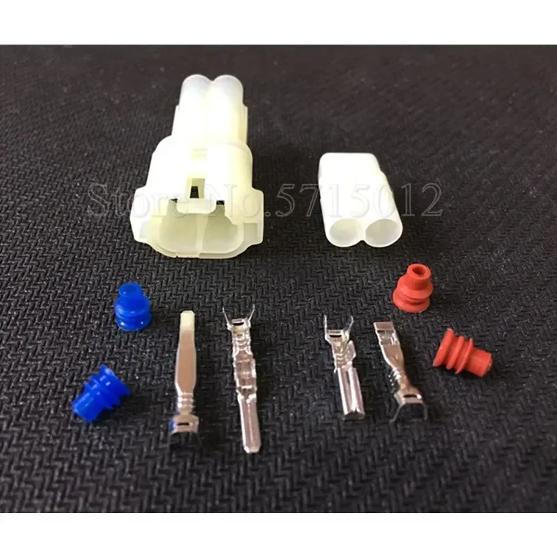 2 Hole 6187-2801 6187-2804 Auto Power Battery Waterproof Electronic Reversing Radar Harness Socket For Car