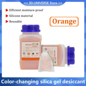 Orange Color-changing silica gel desiccant for 3D printer accessories Reusable Moisture Absorber Electronic Product Desiccant
