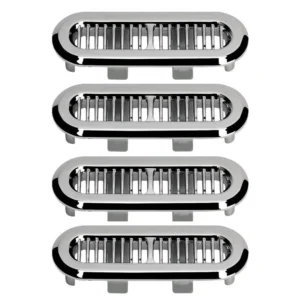 4 PCS Overflow Cover Stylish Sink Trim Overflow Covers Install & Resistant Under-Sink Countertop Filtration Home Improvement