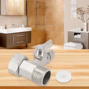 Home Improvement Plumbing Fixtures Water Adapter 1/2" To 1/4'' RO Feed With Shut-off Ball Accessories
