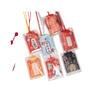 1Pcs Charms Wealth Bag Omamori Pray Fortune Beauty Pendant Imperial Amulet Guard Health Safety Lucky Keychain Couple Gift