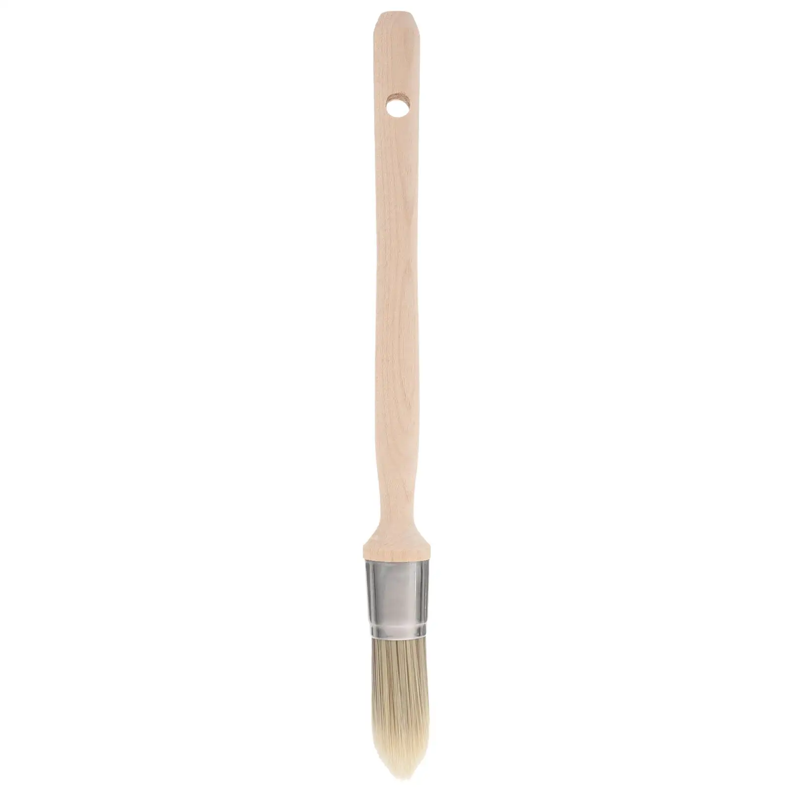 18# Wood Handle Paint Brush Tapered Filament Long Handle For Furniture Home Improvement Corner Cleaning Accessories - Image 5