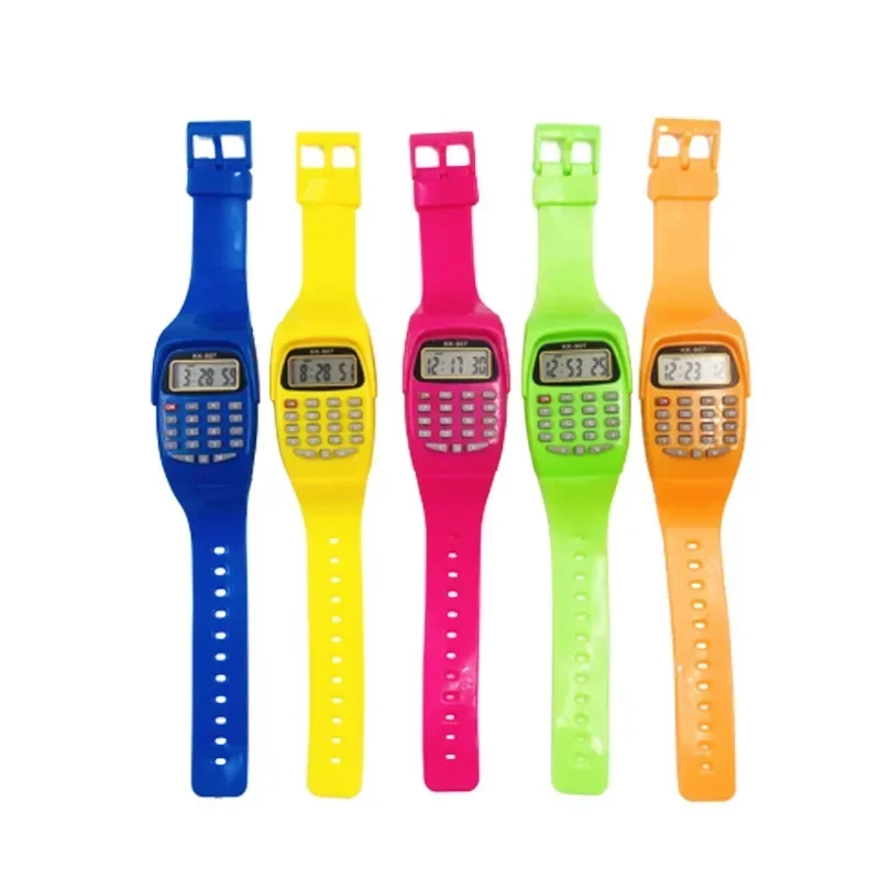 2 in 1 Fashion Digital Student Exam Special Calculator Watch Children Electronic Watch Time Calculator New Watch Mini Calculator - Image 6