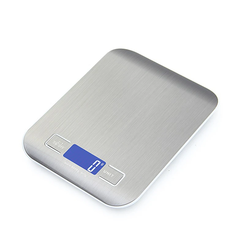 New Portable Stainless Steel 5Kg Digital Kitchen Scale Weighing Food Electronic Scale - Image 2
