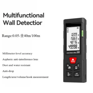 Metal Detector Wall Type with LCD Display laser range100m electronic ruler Infrared rangefinder Laser ruler Laser Rangefinde