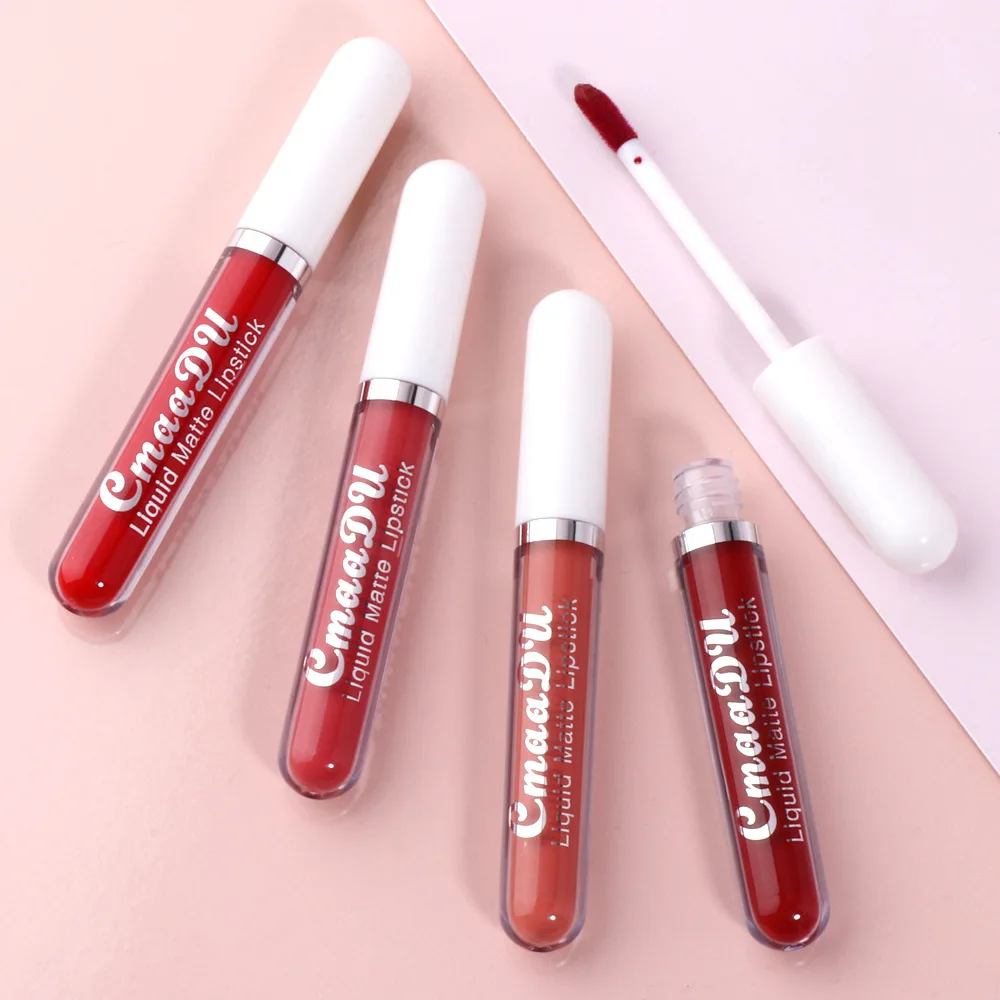 Sexy Long Lasting Velvet Matte Lip Gloss Rose Liquid Lipstick Makeup Women Beauty Red Nonstick Cup Waterproof Lip Gloss 18 Color - Image 5