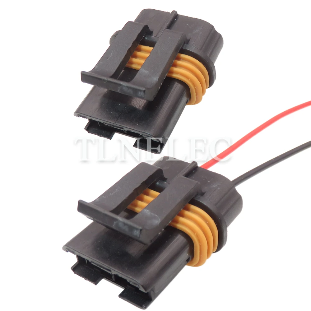 2 Pin Way Automotive Electronic Fan Electrical Socket with Wires Car Wire Cable Connectors For Buick 12103172 12033769 12033731