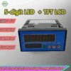 Digital Weighing Indicator Controller with Dual LED TFT Display High Precision 24-bit ADC RS485 Modbus Analog Output Relay Alarm