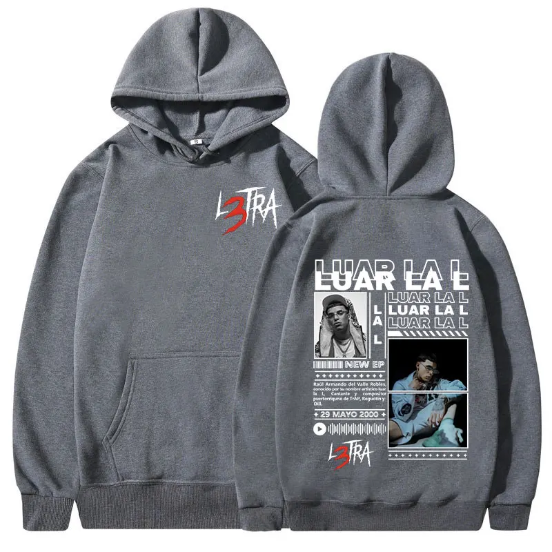 Rapper Luar La L L3TRA Album Hoodies Men Women Clothing Hip Hop Hooded Sweatshirts Fashion Casual Oversized Pullover Streetwear - Image 6