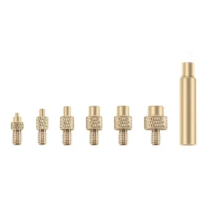 M2 M3 M4 M5 M6 M8 Thread Heat Insert Nut Hot Melt Insert Nut Brass Heat Insert Tool Threaded Insert Iron Tip Electronics Repair