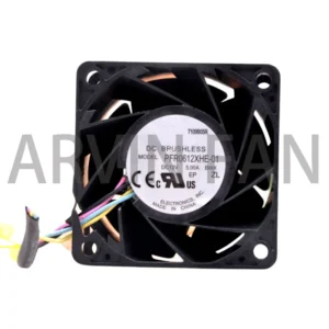 Electronics PFR0612XHE-01 12V 5A 60x60x38mm 4-Wire Server Cooling Fan
