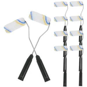 10Pcs Roller Brush Paint Roller Wall Painting Tools for Walls Corners Edges Ceiling Furniture Home Improvement Supplies
