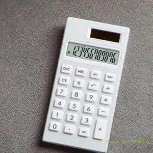 Mini 12 Bit Mute Calculator Student Stationery Thin Small Solar Calculator School & Office Electronic Calculator