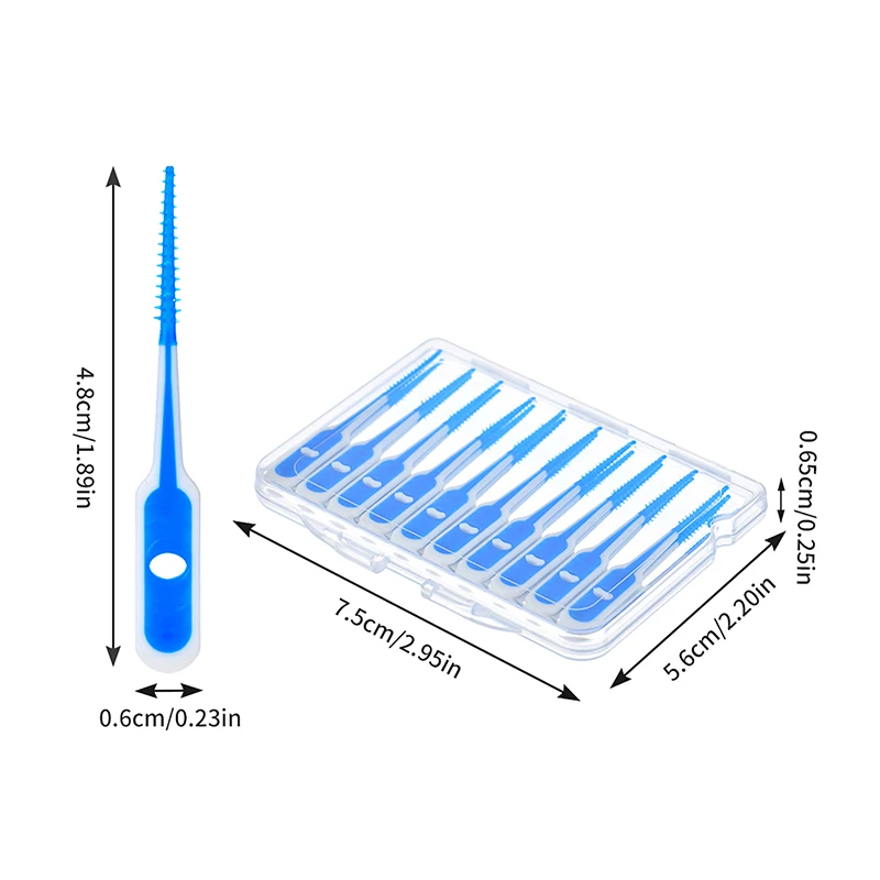 20Pcs Floss Hygiene Dental Silicone Interdental Brush Toothpick Health Teeth Cleaning Dental Supplies Dental Beauty - Image 6