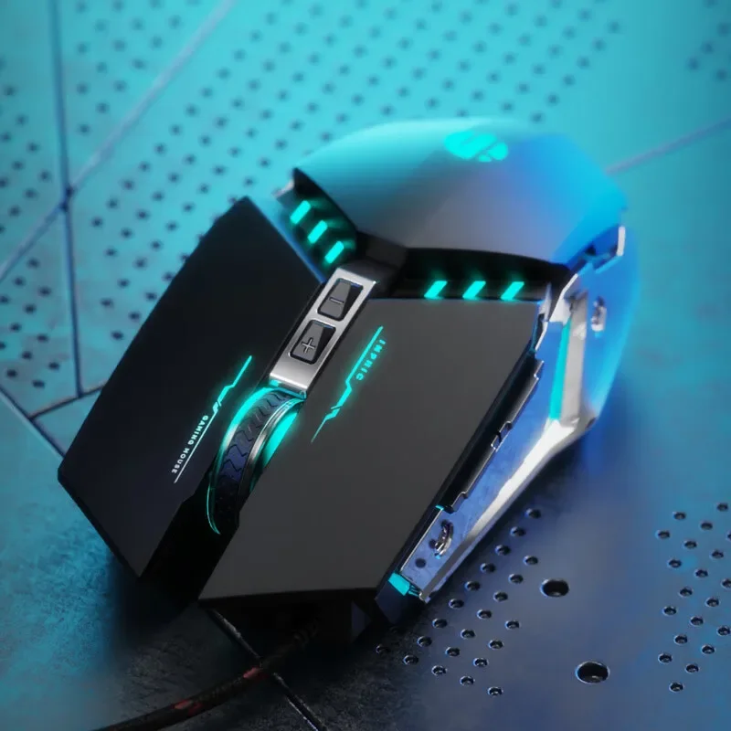 Inphic W2 Silent Gaming Mouse USB Wired Mouse Gamer Mechanical Metal Style Suitable For Laptop Computers And Desktop Home office - Image 5