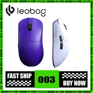 LEOBOG GM3 Mouse 3 Mode Wireless 10000DPI Gaming Mouse Lightweight Esports Mouse Low Latency Ergonomic Laptop Accessories