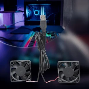 5015 5V USB Cooling Fan 12.6CFM 30DBA Noise Reduction 50x50x15mm For Electronics Temperature Management Computer Case Cooling