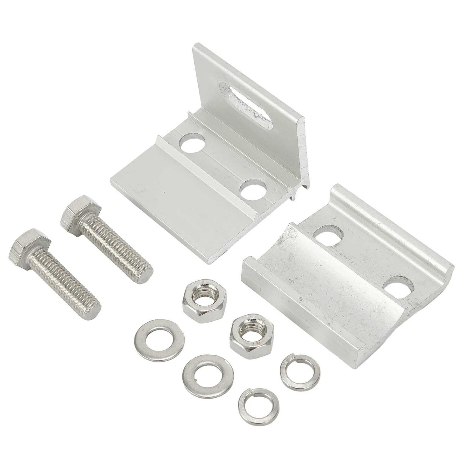 Roof Clamps PV Solar Module Horizontal Mounted Metal Standing Clamp Portable Sliver Aluminum Alloy Home Improvement - Image 3