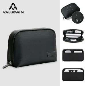 Travel Electronics Organizer Power Bank Pouch Electronics Gadgets Accessorie Case for USB Cable Cords,Hard Drives Storage Bag