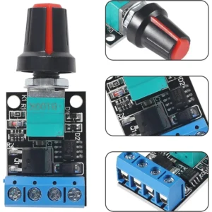 5-16V10A Voltage Regulator DC Motor Speed Regulator LED Dimming Power Controller For Home Improvement Tool Accessory