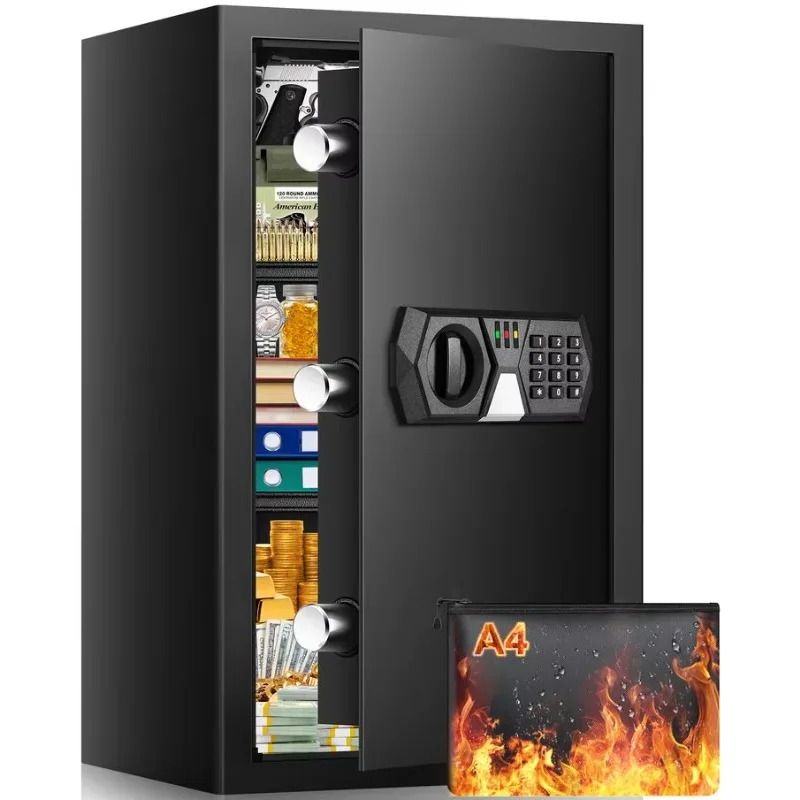 Wholesale Digital Electronic Lock Safe Box Steel Money & Jewelry Security Deposit Safe for Office Hotel Room - Image 4