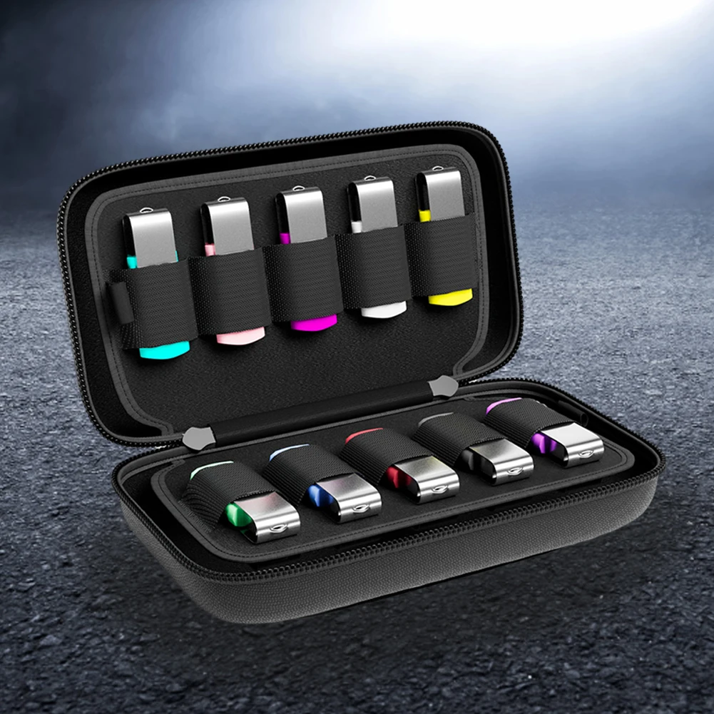 Thumb Drive Holder Organizer Dustproof Hard USB Holder Case Storage Box Electronic Accessories Organizer for USB Flash Drive Pen - Image 3