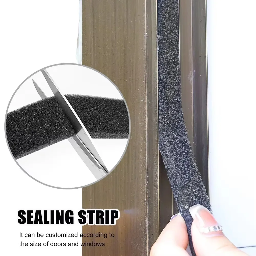 20/2M Sponge Door Window Seal Strip Self-Adhesive Insulation Acoustic Foam Weatherstrip Home Windproof Sound-Proof Sponge Tape - Image 4