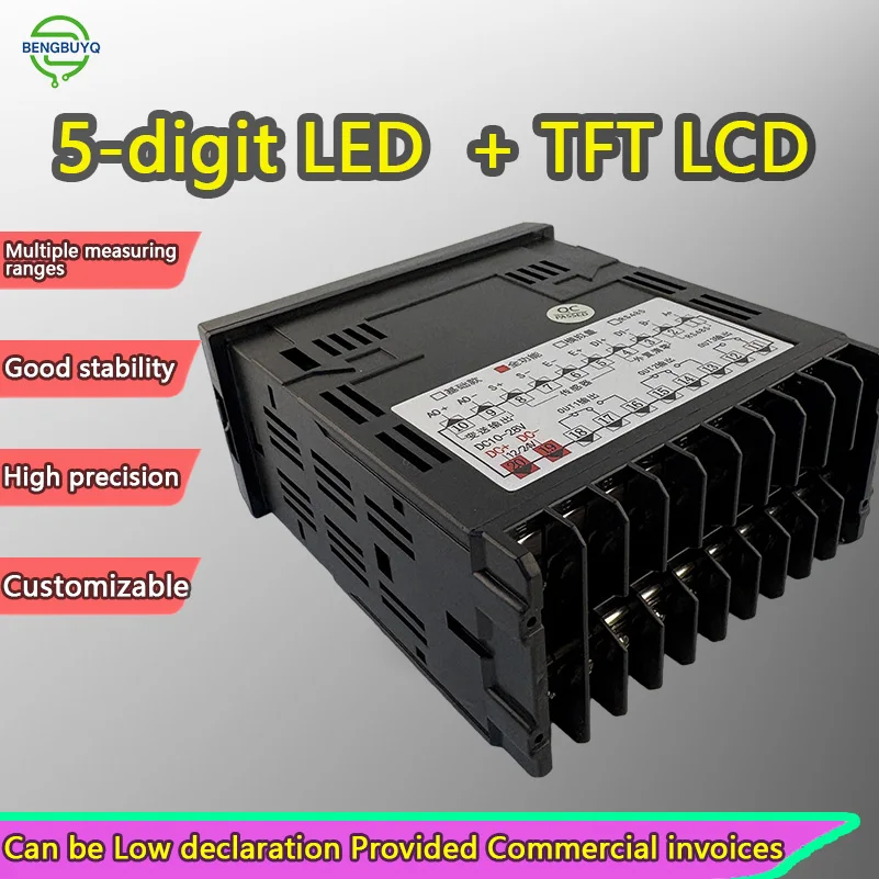 Digital Weighing Indicator Controller with Dual LED TFT Display High Precision 24-bit ADC RS485 Modbus Analog Output Relay Alarm - Image 6