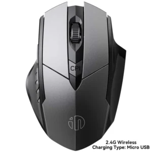INPHIC F1S Wireless Mouse Rechargeable Ergonomic Office Portable Silent Laptop Desktop Game Universal 2.4G PM6 Accessories