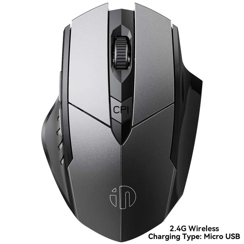 INPHIC F1S Wireless Mouse Rechargeable Ergonomic Office Portable Silent Laptop Desktop Game Universal 2.4G PM6 Accessories