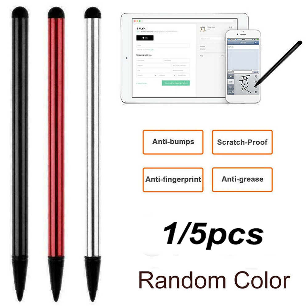 New Multicolor Compact Touch Screen Pen Electronics Capacitive Pen Stylus Pencil For Tablet iPad Cell Phone Samsung PC - Image 2