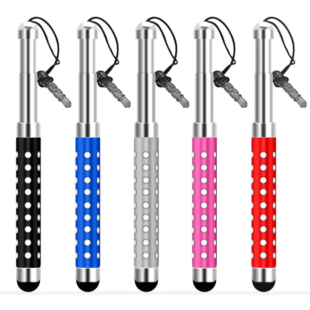 Universal High Precision Touch Screen Pen Retractable Electronics Capacitive Pen Multicolor Multi-function Stylus Pencil