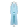 Padme Cosplay Woman Costume Disguise Blue Dress Halloween Carnival Party Clothing