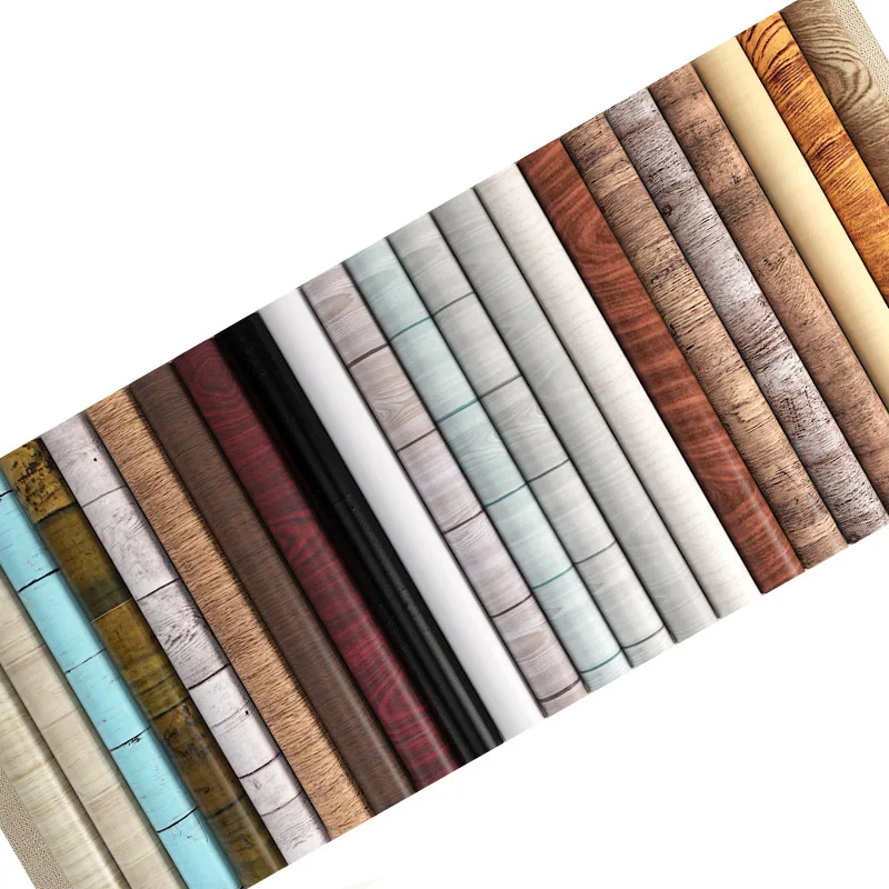 Wood Grain Table Top Wallpaper Self Adhesive Waterproof Sticker for Furniture Renovation Desk Cabinet Wardrobe Countertop Window - Image 6