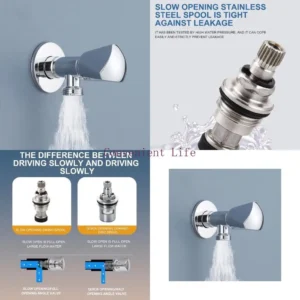 L1EE Long Service Steel Angles Valves Precisions Water Control Valves 97mm for Improved Water Efficiency in Home & Business