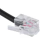 Home Improvement Telephone Line 4P4C Standard RJ9 Adapter Extension Cable Line Splitter Cord Cords