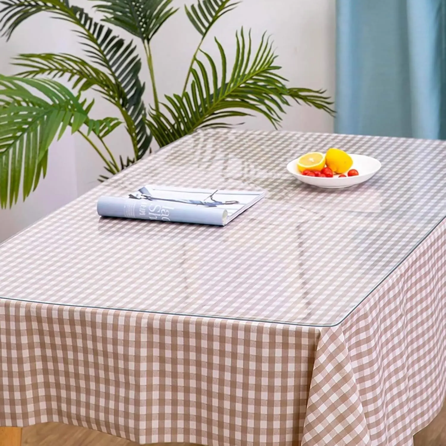 1.5mm Thick Clear Table Protector, Clear Table Cover Protector, Plastic Table Cover, Clear Desk Mat Desk Pad, Desk Protector Mat - Image 2