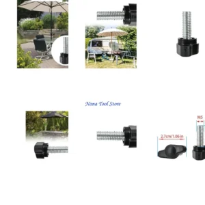 31GJ Practical Manual Operation T Grip Fastener Sturdy Bakelite Screw Easy Installion for Electronics And Furniture