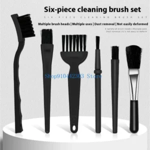 L4MD 6 In 1 Cleaning Brush Set For Electronics Cleaning Handle ESD Safe Bristles