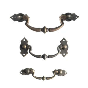 Jingmao Hardware New Chinese Home Improvement Three Strips Suitable for Wooden Box Brocade Box Antique Small Handle Accessories