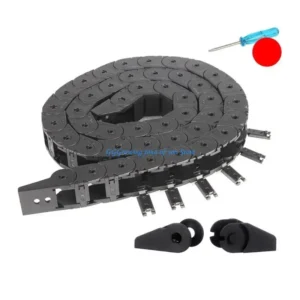 H9EB Nylon Cable Drag Chain High Flexibility For Machine And Printers Electronic Ensure Smooth Operating